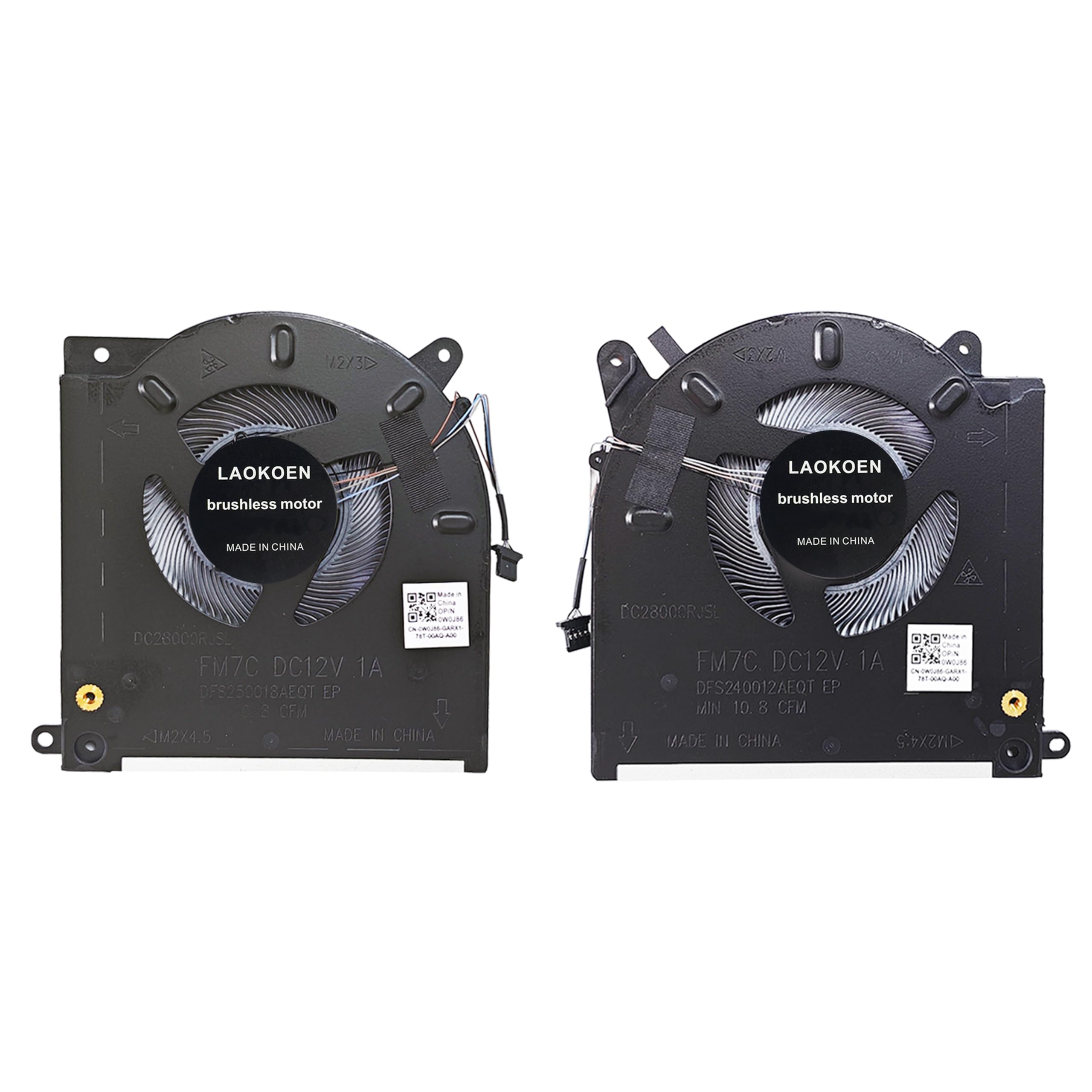 New Replacement Cooling Fans for Dell Alienware M15 R3 M15 R4 P87F002 P87F003 Laptop Fan 0TG9V0 0D1X38 EG50061S1-C070-S9A EG50061S1-C080-S9A DC 12V 0.4A-image-45