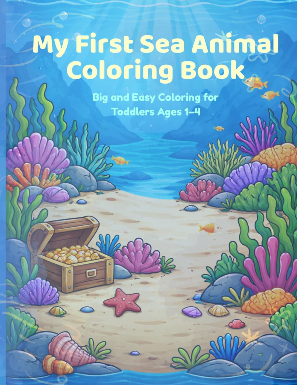 My first sea animal coloring book (My first books)