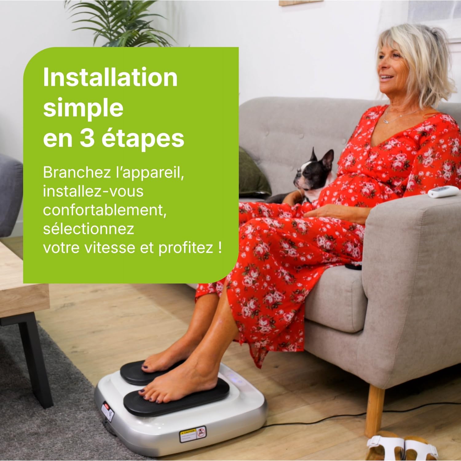 Simulateur De Marche Identités – Exerciseur électrique Silencieux, 5 Vitesses, Télécommande, Pour Sénior, Stimulation Jambes Et Cœur