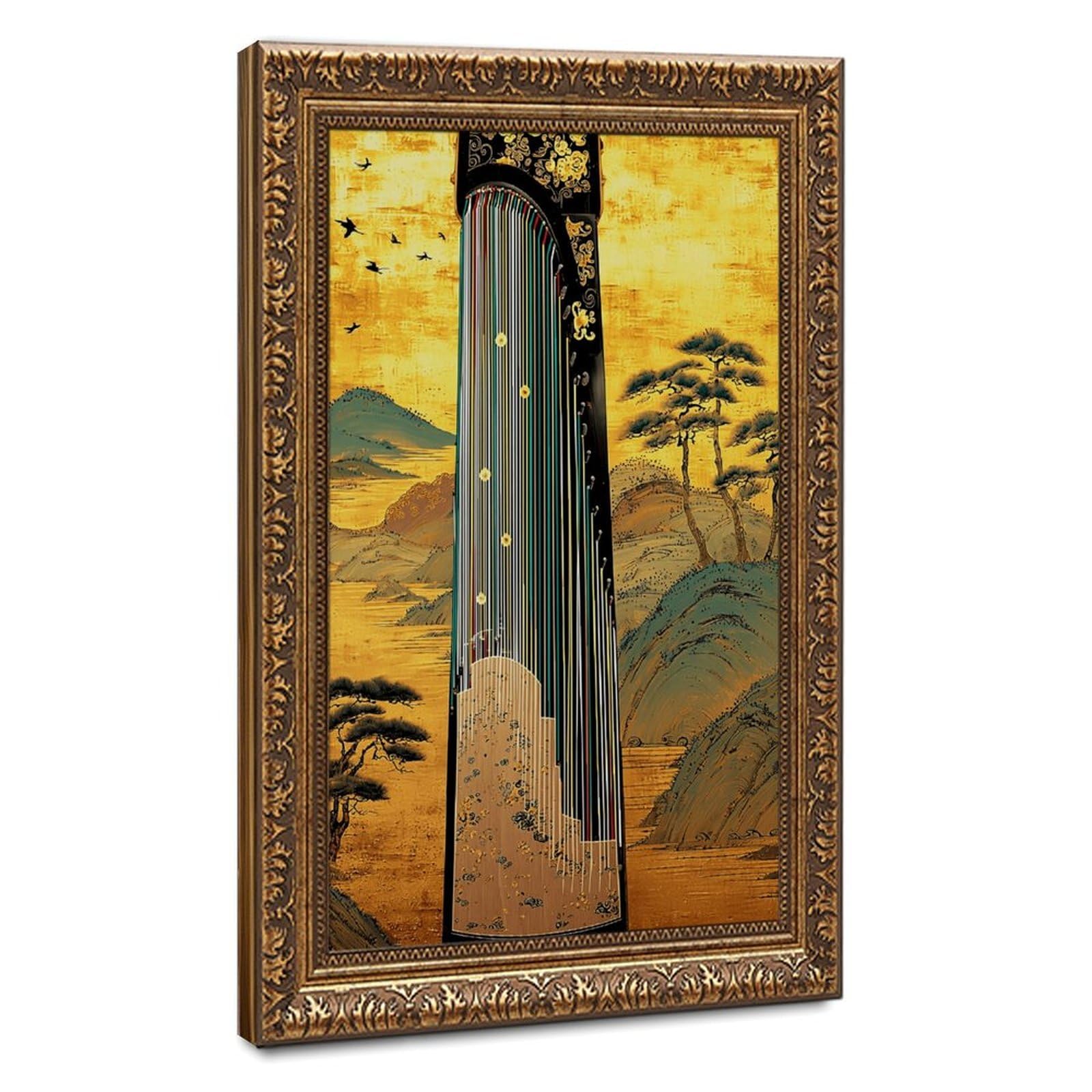 AYINUER Traditional Chinese Landscape Painting Style Poster Canvas Poster