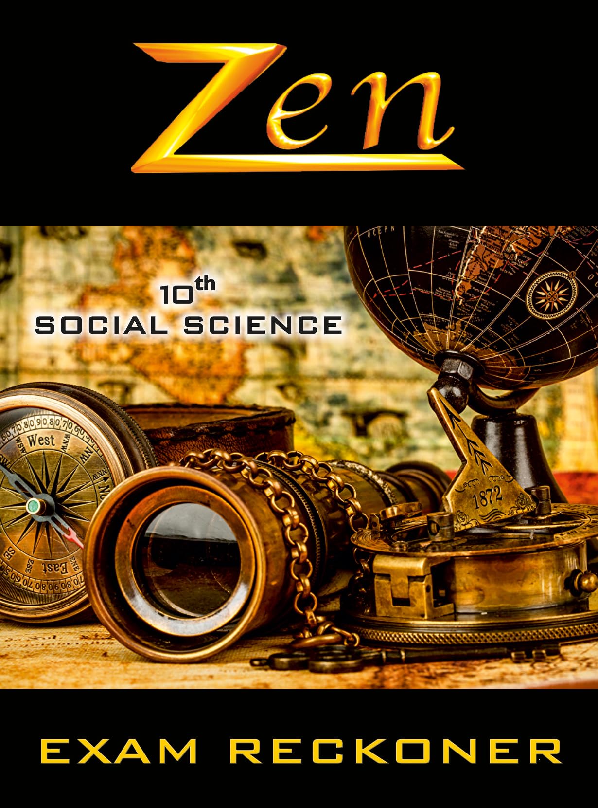 Zen SSLC (Class 10) Social Science Exam Reckoner (Hot Model Papers) 2024