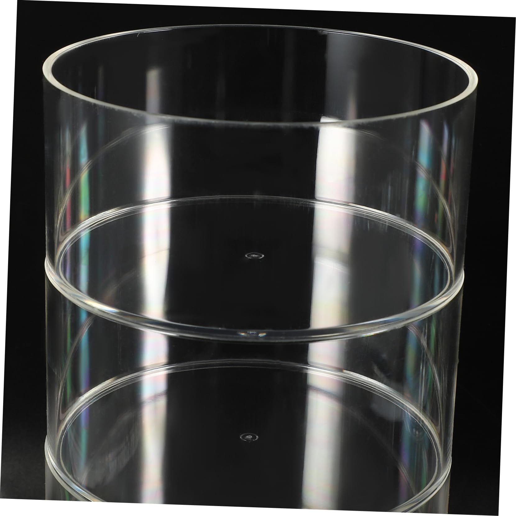 Unomor Multi-Layer Acrylic Organizer Box for Watches Belts Capsules Accessories Display Case Elegant Design for Stylish Storage Easy Access