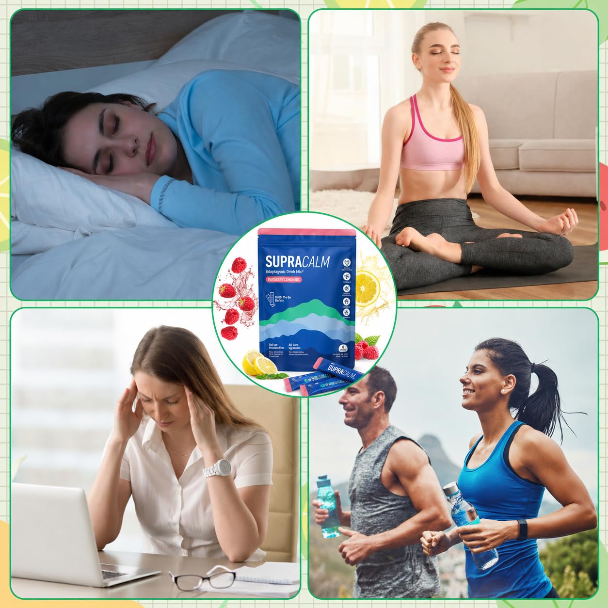 Totalmente Nuevo Super Cortisol, 20 unidades de Super Cortisol Drink, Polvo de cortisol Supercalm natural, aumentar la concentración, permanecer relajado y reducir el estrés de forma natura