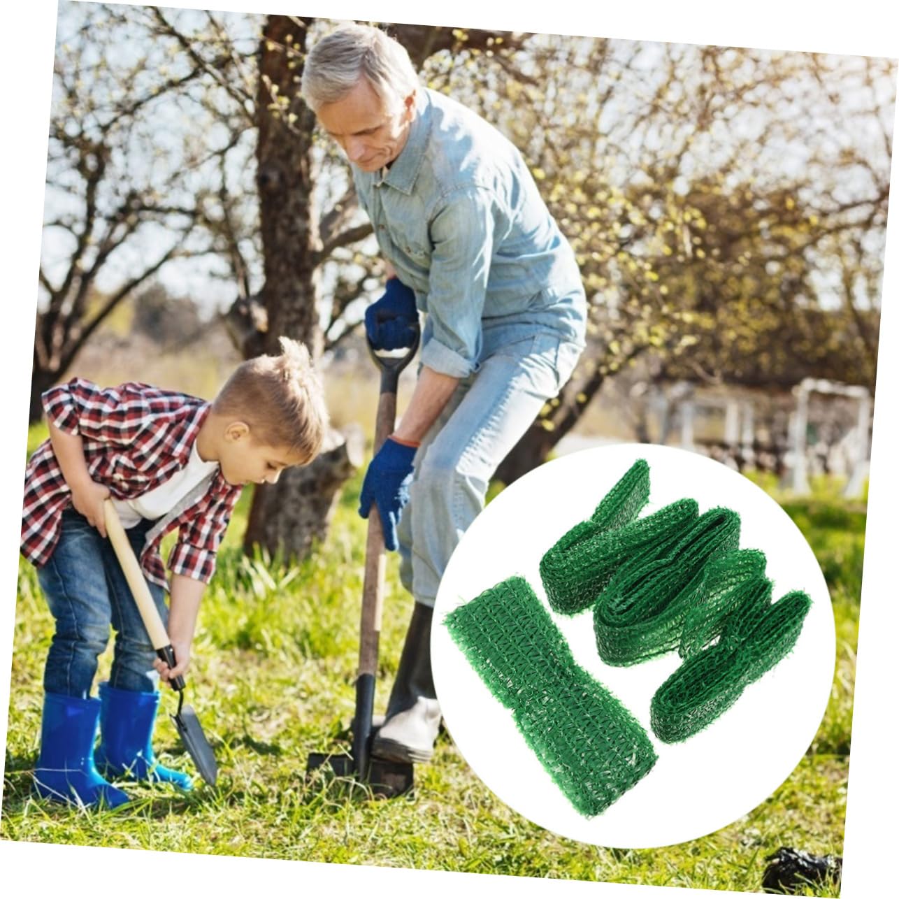 Lurrose 3 Sätze Teiliges Gartenband Für Pflanzenstütze Bindung Flexibles Bindematerial Für Bäume Sträucher Gärtnern Für Blumen Robust Langlebig 15 Stück * 3