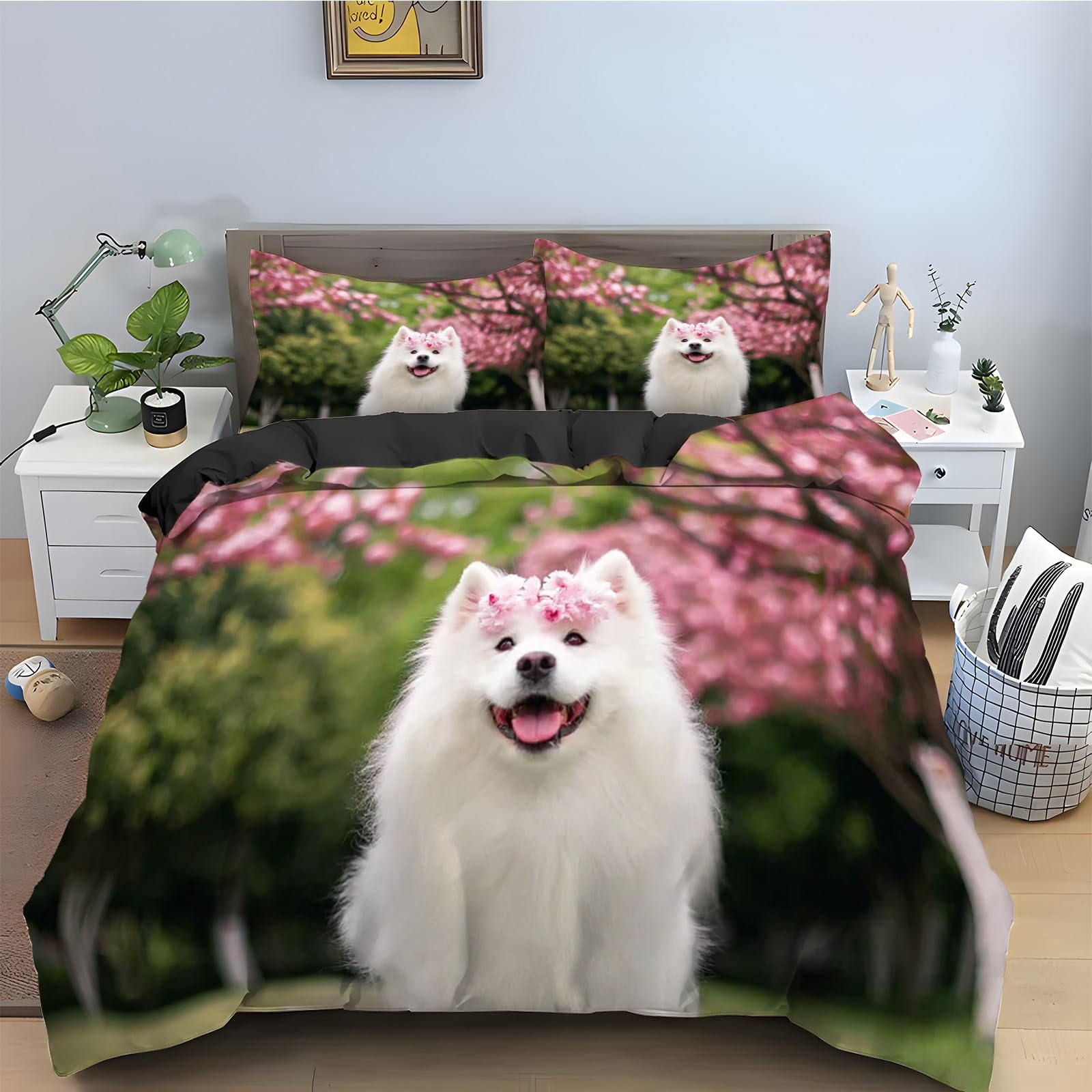 Parure de Lit Animal PoméRanien pour une Chambre Chaleureuse et Douillette