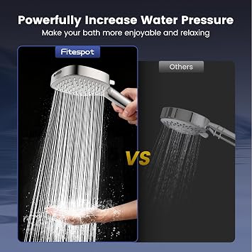 Filtered Shower Head with Handheld, 7 Spray Shower Head Filters