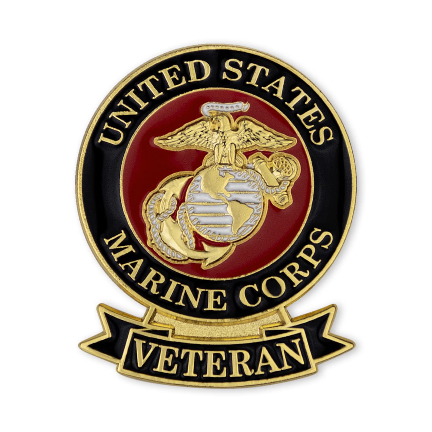SHOP AWARDS AND GIFTSUnited States US Veteran Lapel Pin, Retirement and Service, 1-1/8 inch