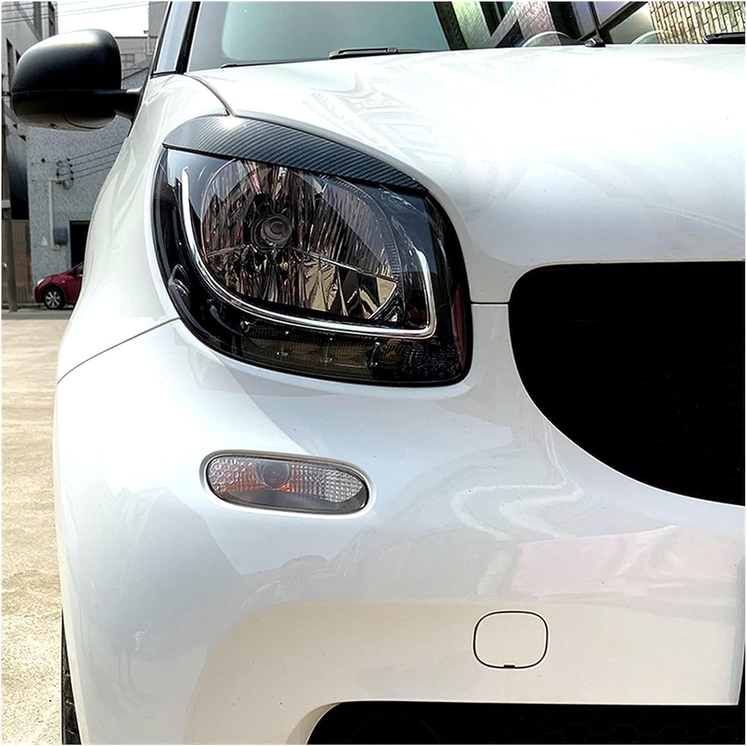 Couvre-Sourcils de Phare Smart 453 Fortwo Forfour, Finition Elégante en Plastique ABS