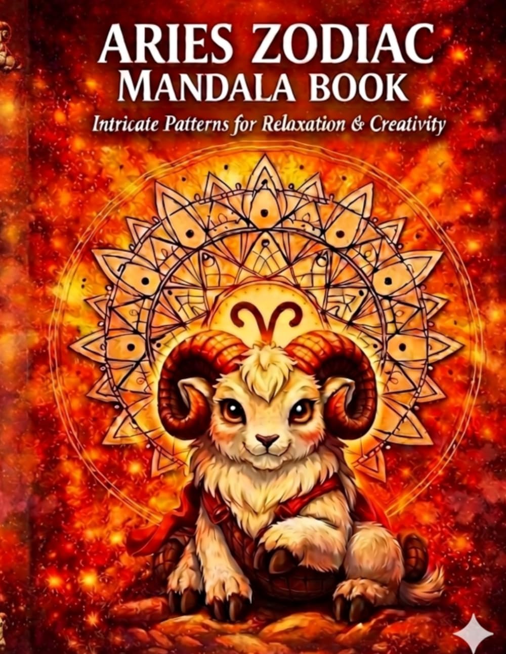 ARIES ZODIAC MANDALA BOOK: Intricate Patterns for Relaxation & Creativity (Zodiac Mandala Series)