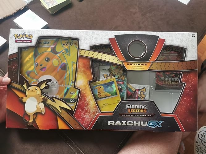 Pokémon Shining Legends Raichu-GX Collection Game Cards : Amazon.com.au:  Toys & Games