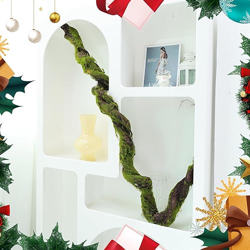Miniatura 3 de Árbol de cerezo falso de 74.8 pulgadas, ramas artificiales de vid para habitación, puerta, pared, techo, ramitas, tronco grueso de ratán para