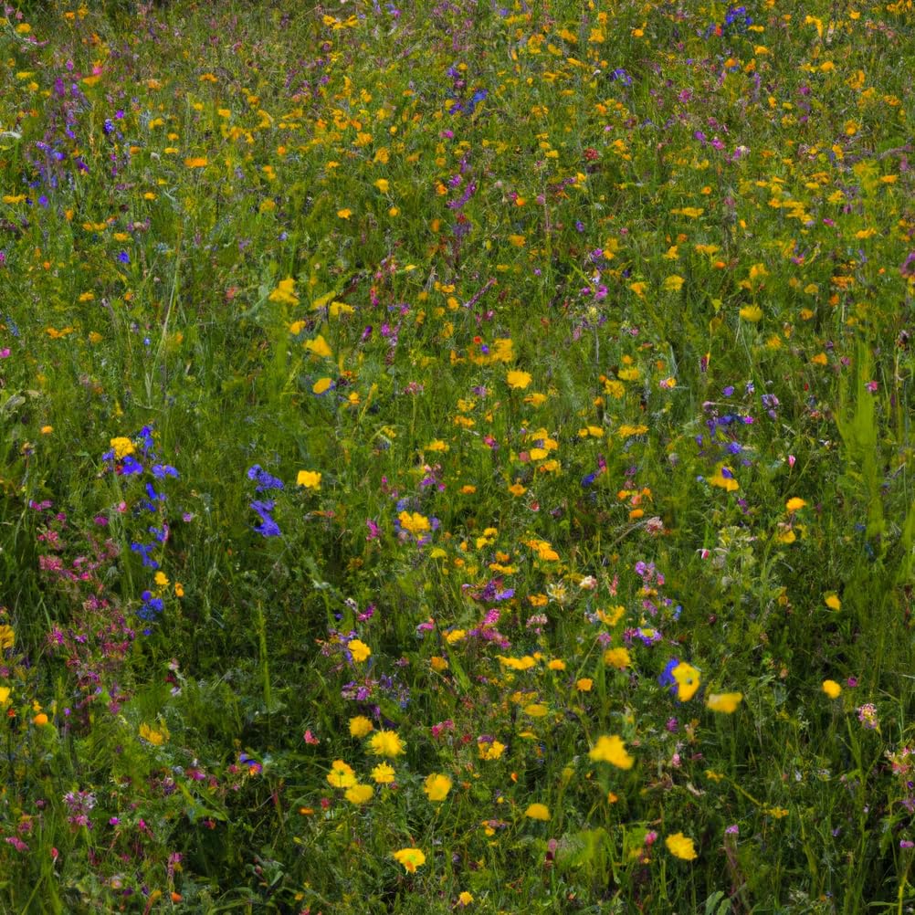 MRS Fleurs vivaces pour l'ombre - Graines sauvage en mélange - 100 g pour 50 m² - Mélange de 14 espèces de fleurs indigènes - Grand attrait pour les insectes - Peu d'entretien
