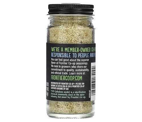 Miniatura 2 de FRONTIER Semilla de sésamo descascarillada orgánica, 2.29 onzas