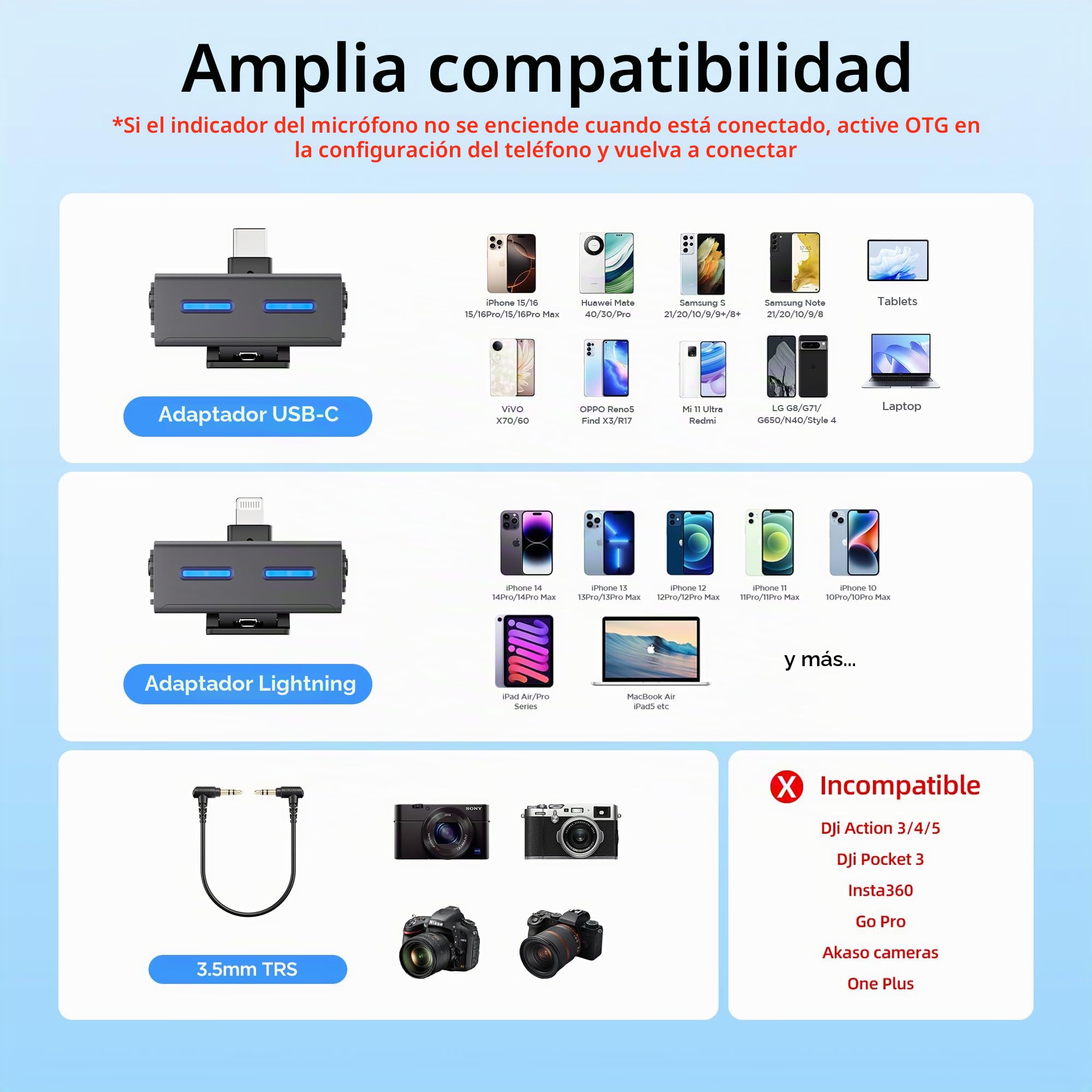BOYA BOYALINK - 3 micrófonos mini para cámara/iPhone/Android, micrófono Lavalier inalámbrico con IA, 30 horas de duración, 300 m de rango para Vlog, TikTok