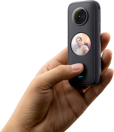 Miniatura 5 de Insta360 One X2 con paquete de acción el paquete incluye tarjeta SanDisk Extreme MicroSDHC de 32 GB, palomonopié, agarre de mano flotante, trípode
