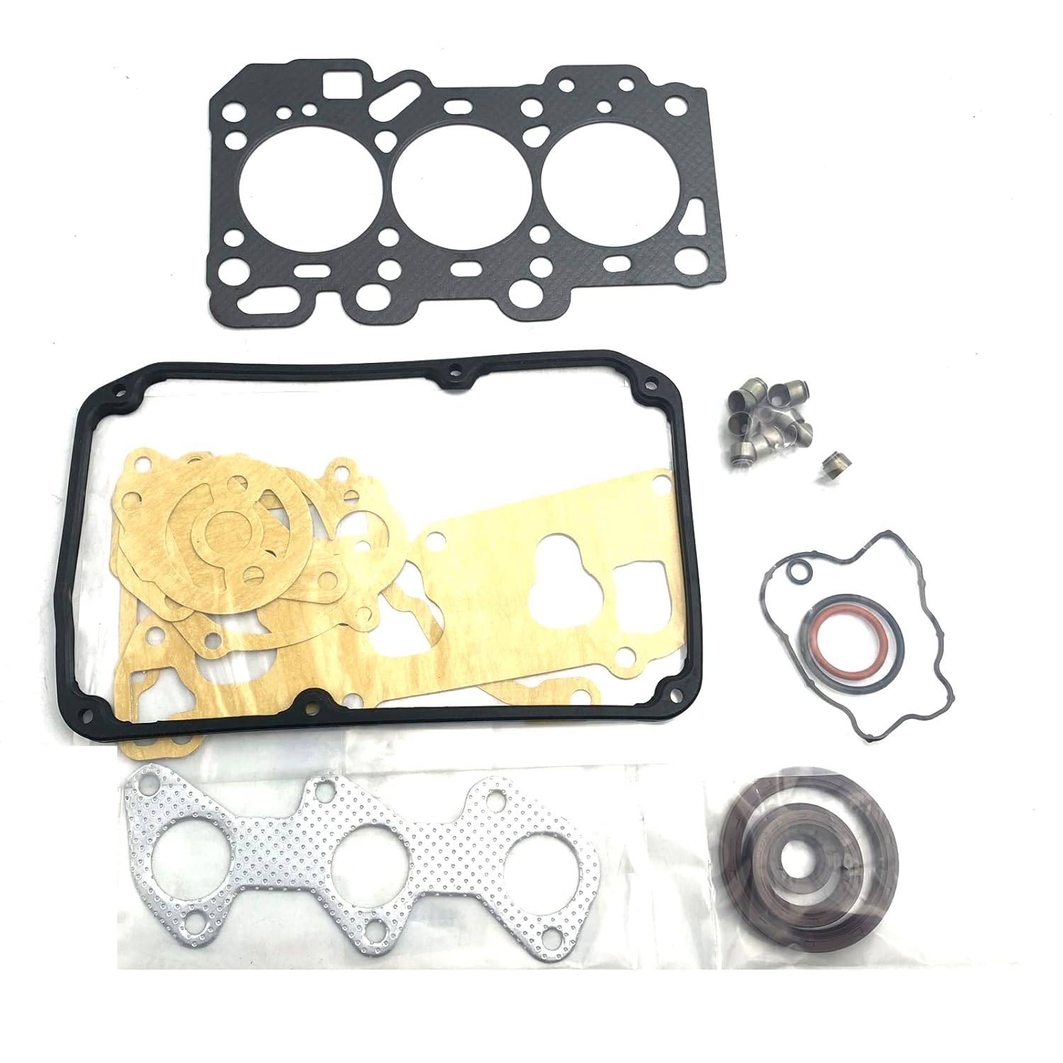 3G83 Engine Overhaul Full Gasket Kit Set MD997653 Replacement for Mitsubishi MINICA MINICAB TOPPO Town Ek Schragheck 0.6/0.7 3G83