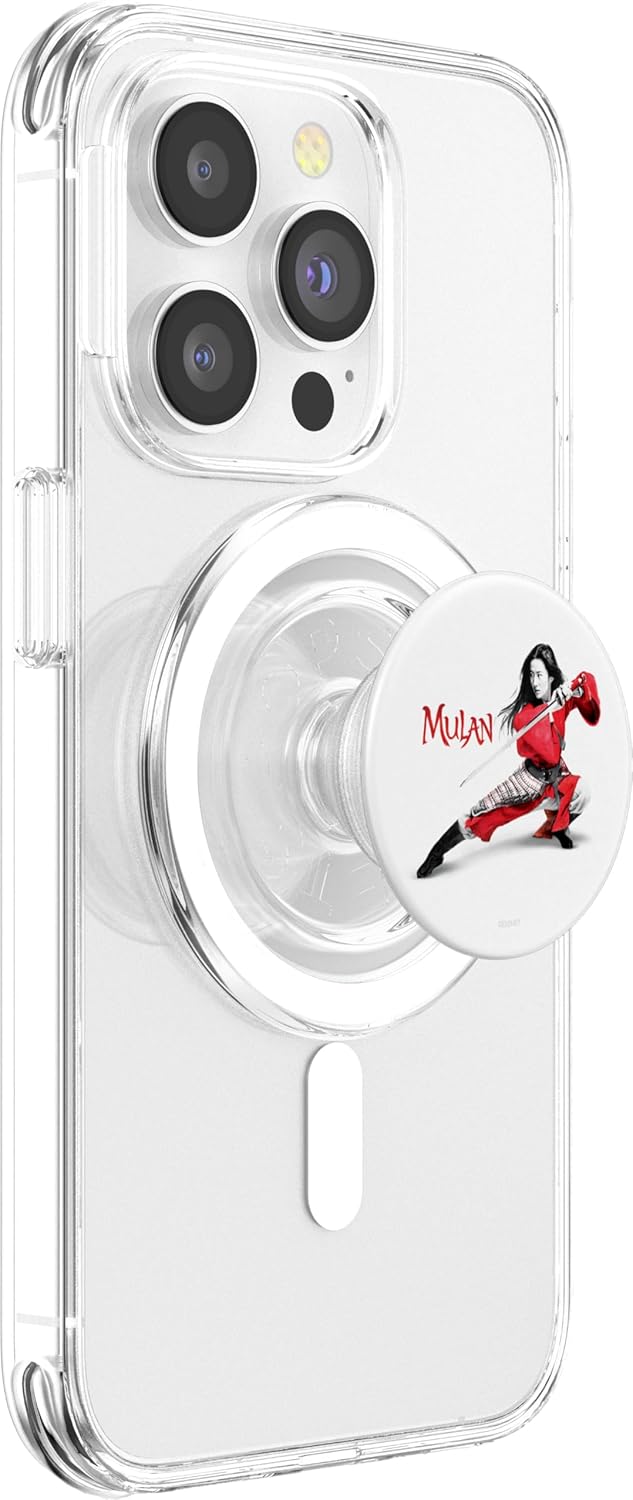 Disney Mulan Live-Action Fearless Warrior Pose PopSockets MagSafe PopGrip for iPhone
