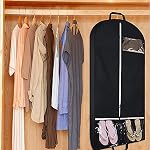 Sacs de vêtements Vêtements de suspension Voyage, 50.4 Sacs de costume longue de pouce Couverture pour femmes robes et manteaux hommes