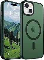 Vista 528 de SUPFINE - Funda magnética para iPhone 13 Pro Max (compatible con MagSafe), (protección contra caídas de grado militar de 10 pies), delgada, Negro
