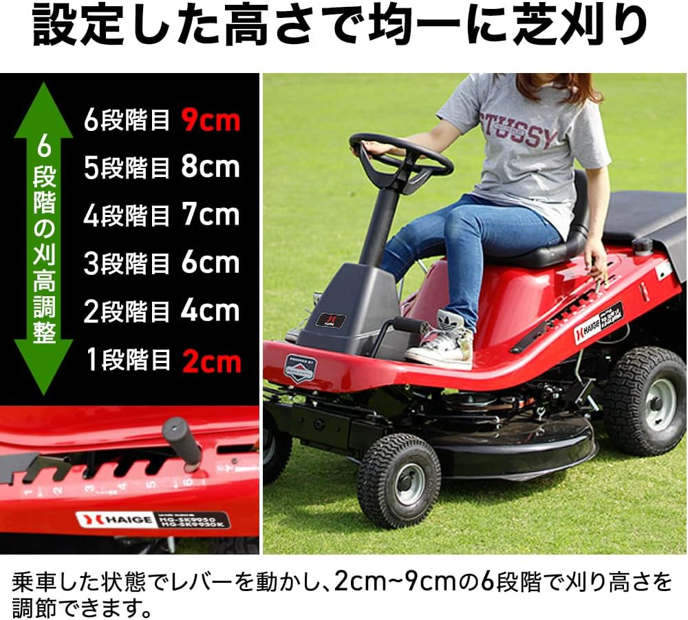 エンジン 芝刈機 芝刈り機 乗用型 4サイクル 15馬力 グラスバッグ 集草袋付き 刈幅76 【太】