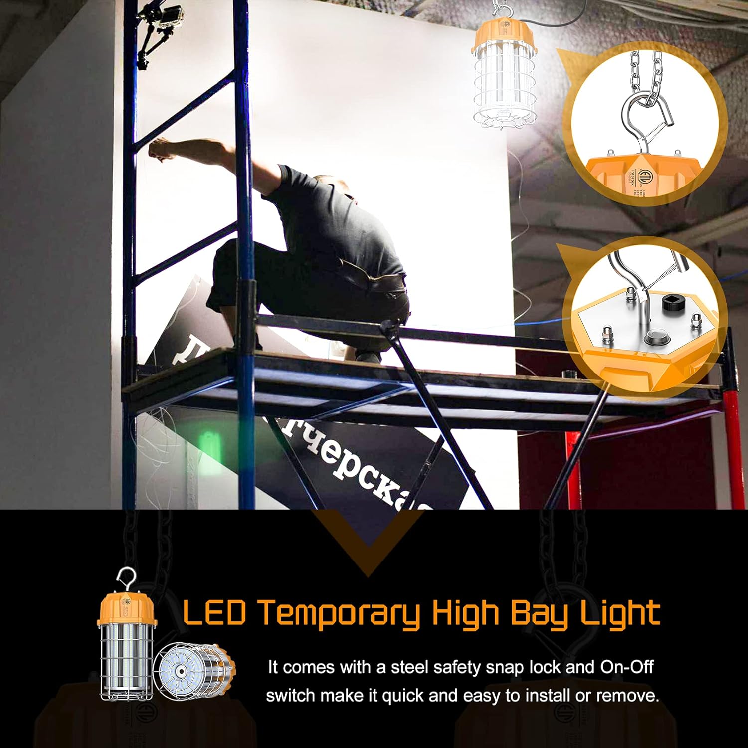50% Off Discount 150W LED Construction Light Portable 22500Lm 5000K Daylight ETL Listed for Work Job site Shop Area Lighting (Can Use in Damp Location and Outdoor) Exclusive Discount 50% Price 150W LED Construction Light Portable 22500Lm 5000K Daylight ETL Listed for Work Job site Shop Area Lighting (Can Use in Damp Location and Outdoor)