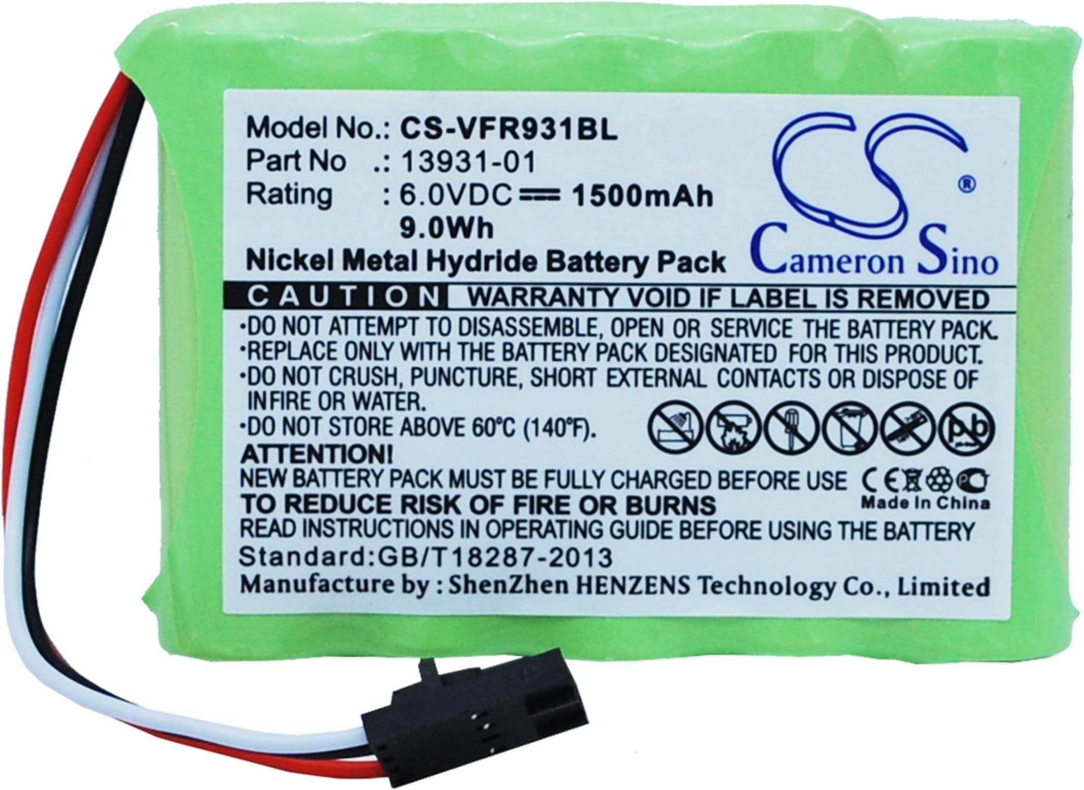 VI VINTRONS Battery Replacement Compatible for VERIFONE Ruby Console,