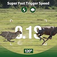 Vista 6 de VOOPEAK Cámara solar de rastro 4K 30fps - WiFi Bluetooth 46MP, cámaras de vida silvestre con visión nocturna IP66 impermeable, cámara de juego