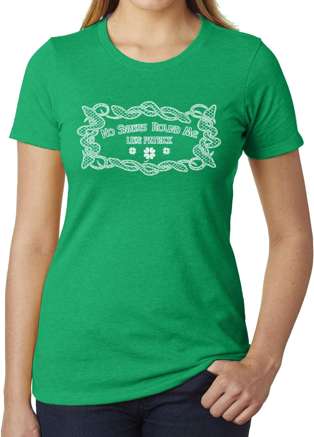 No Snakes 'Round Me Like Patrick, Funny St Patrick's Day, Funny Women's Shirt