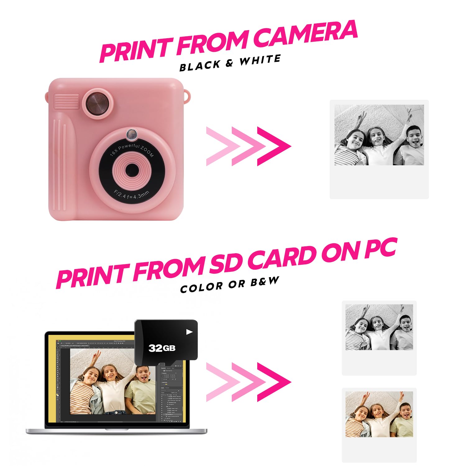 Amazon.com: Magnavox MCC9063 Kids Camera with Low Cost Instant