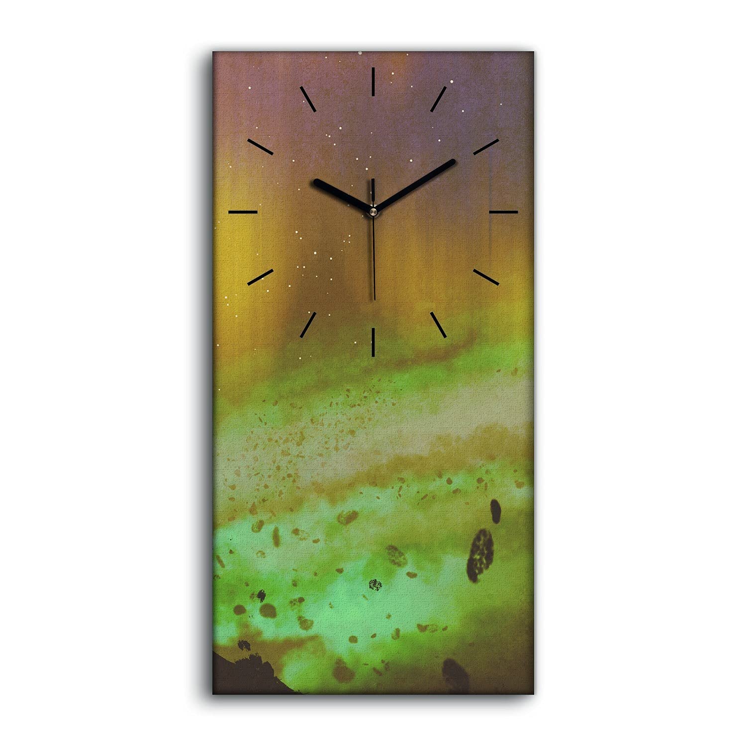 Horloge sur Toile Astronaute 30x60cm Décoration Murale Moderne pour Salon