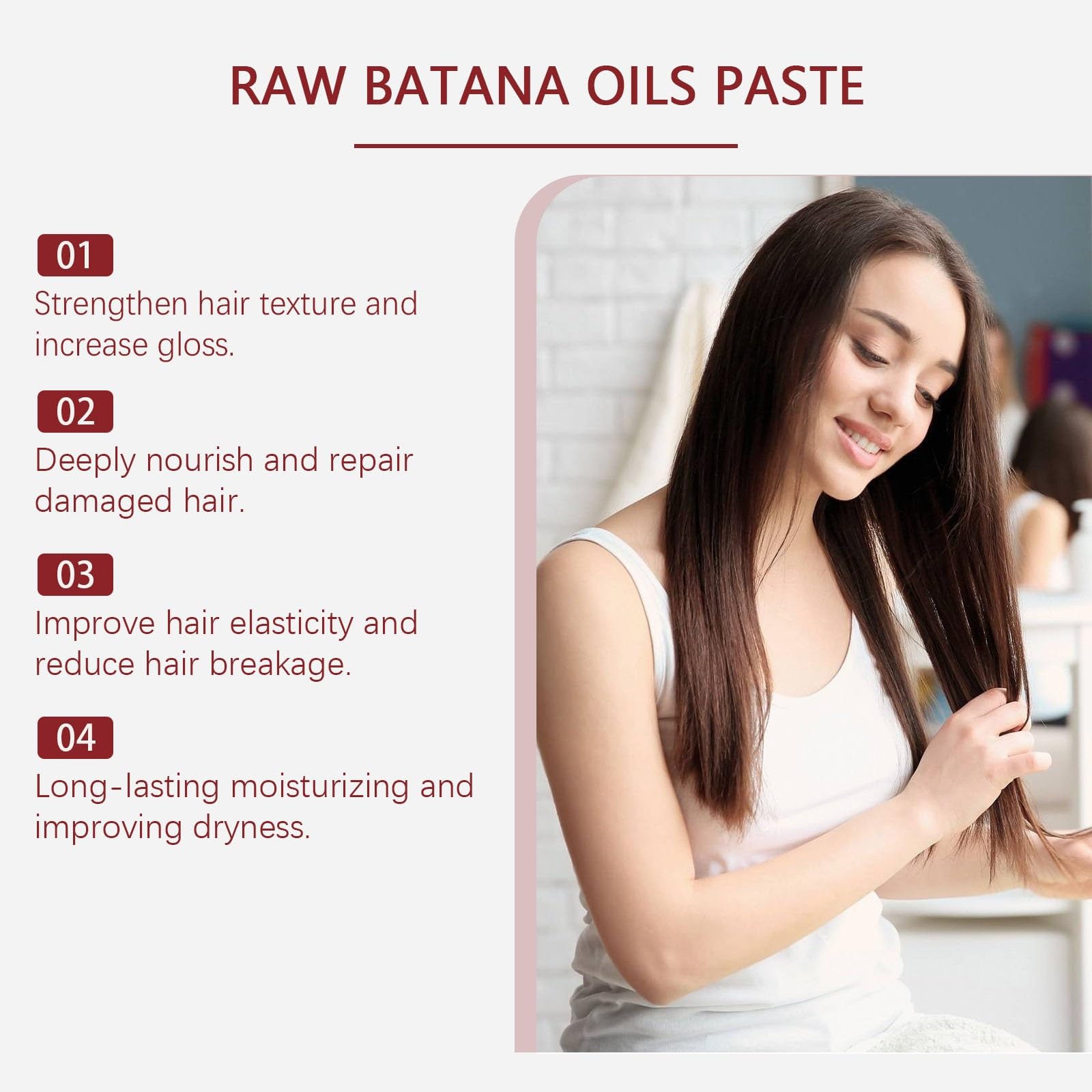 Pasta De Aceite De Batana Crudo (100 G), Aceites De Batana El Crecimiento Del Cabello, Ace-ite Hidratante for El Crecimiento Del Cabello Hombres Y Mujeres, Cabello Más Fuerte Y Brillante(2pcs)