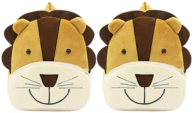 DZert Kids School Bag Soft Plush Backpacks Cartoon/Boy/Girl/Baby/ (2-5 Years)