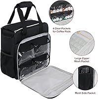 Vista 5 de Bolsa de viaje para cafetera, compatible con Keurig K-Mini, funda de transporte para cafetera de una sola porción compatible con K-Mini Plus