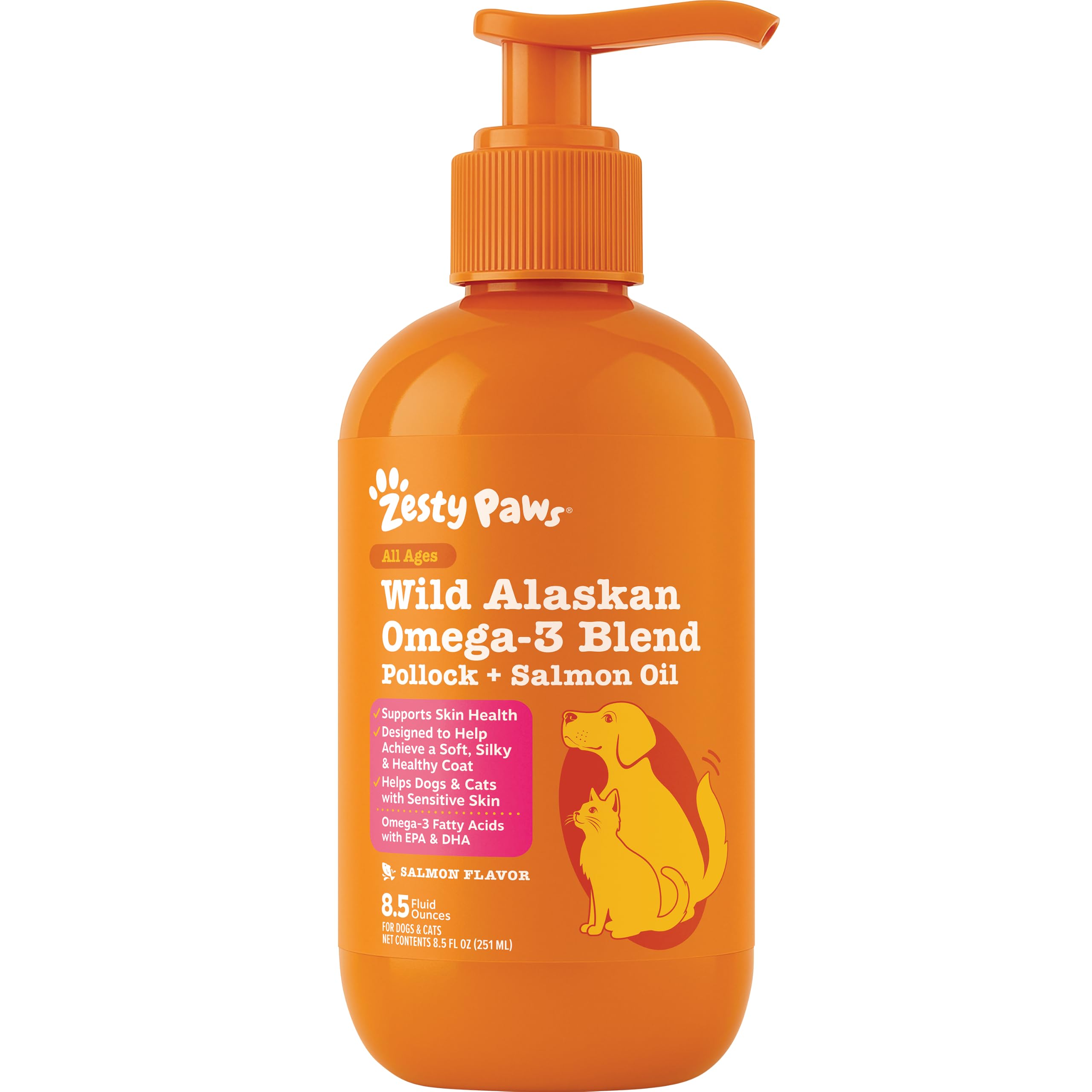Zesty Paws Salmon Oil for Dogs & Cats - Omega 3 for Dogs & Cats, 32 oz — Amazon image 14