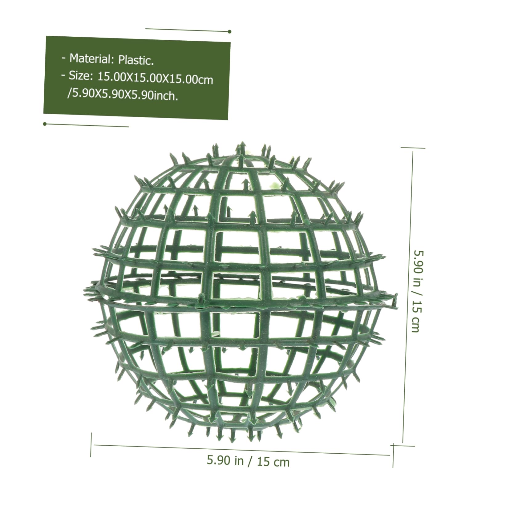 HEALLILY Ball Flower Ball Rack Plastic Flower for Gardening Art Wedding Ornament
