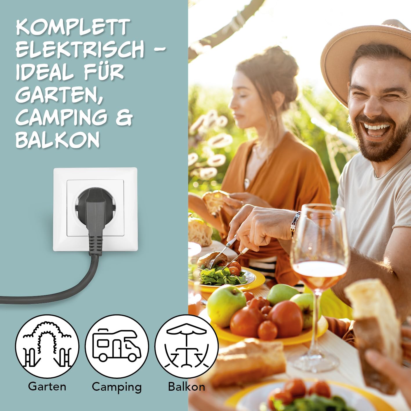 GOURMETmaxx elektrische Pizza-Pfanne mit Thermostat, Glasdeckel & Antihaftbeschichtung | Multifunktionspfanne mit ⌀ 42 cm Durchmesser & 1500 Watt | Pizza Pan - ideal für Partys