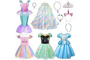Meland Princess Dress Up, Ideal Gift for Little Princesses