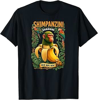 Amazon.com: Shimpanzini Bananini Italian Brainrot Chimpanzee