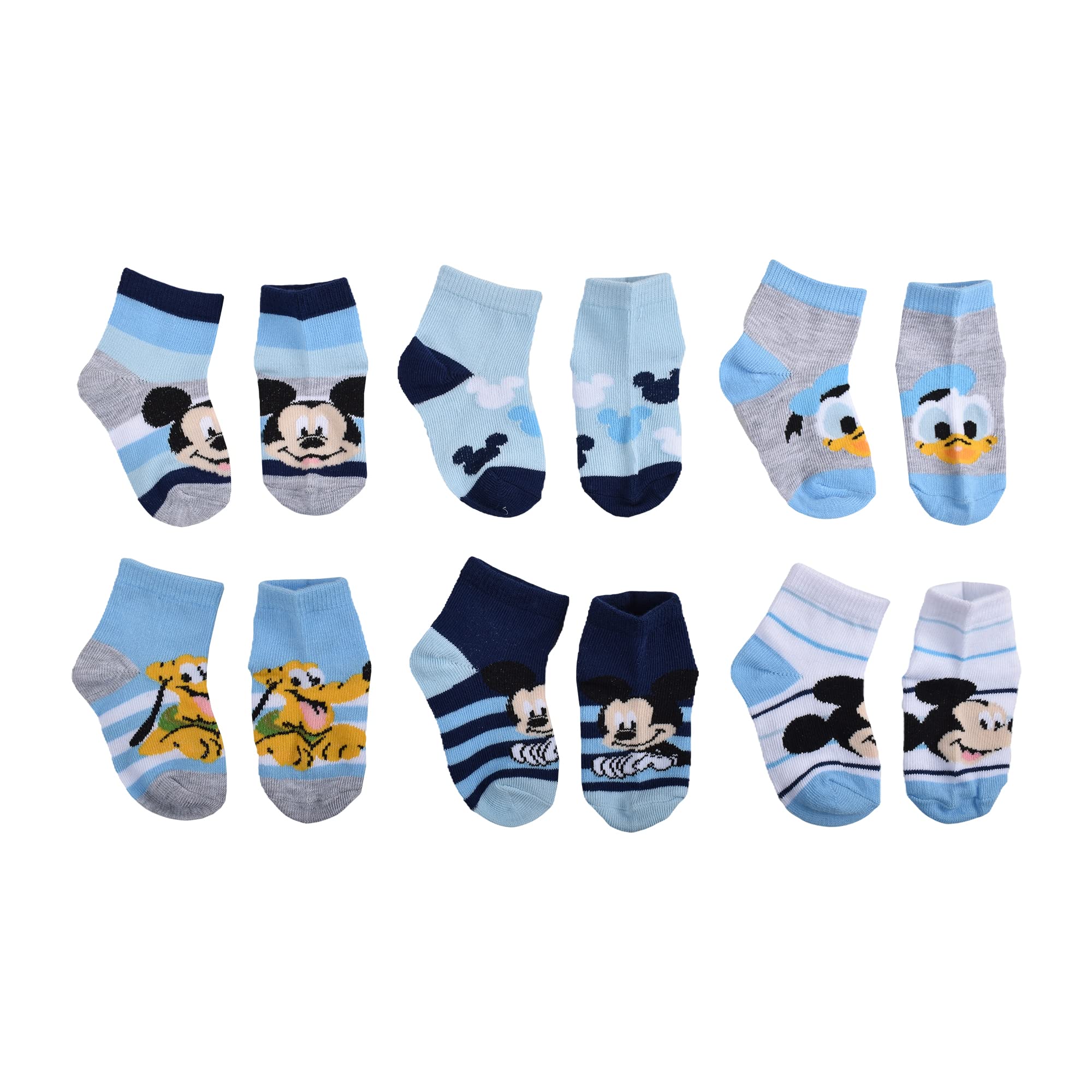 Mickey Mouse No Show Socks Calzini Extra Corti Bambini e Ragazzi