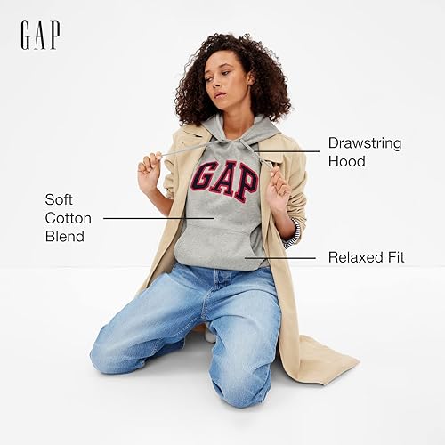 Miniatura 2 de GAP Sudadera con capucha y logotipo para mujer