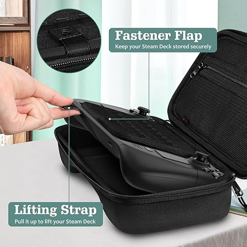 Miniatura 4 de Fintie Funda de transporte para cubierta de vapor, a prueba de golpes, funda protectora de carcasa dura, bolsa de viaje portátil con bolsillo