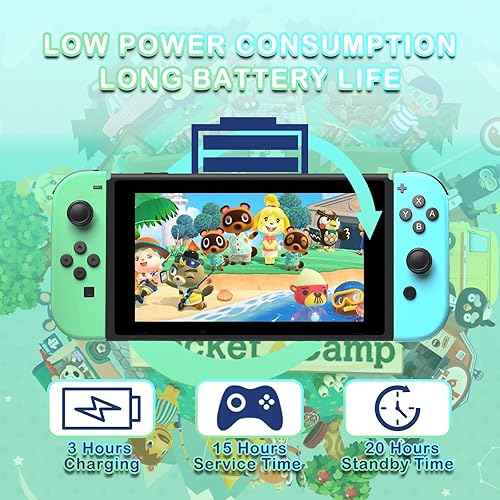 Miniatura 7 de VIWOMQ Controller Compatible for Nintendo Switch, Replacement Wireless Controllers with Dual Vibration, Wake-up, Motion Control