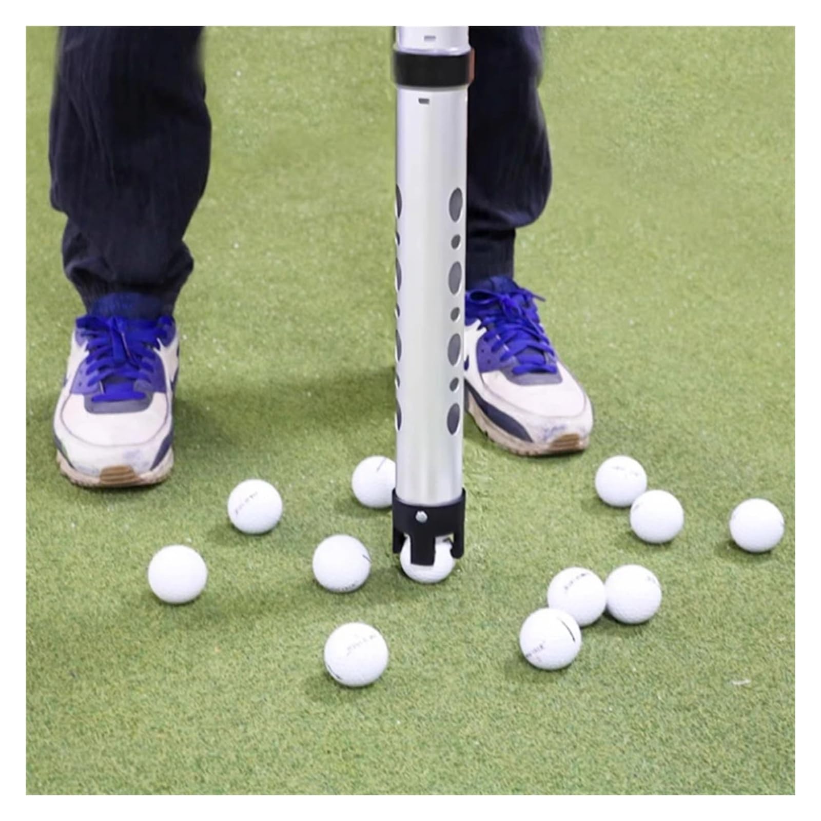 Barril de Recogida de Golf Desmontable, recogedor de Pelotas de Golf de aleación de Aluminio, recuperador de Pelotas de Gran Capacidad, Herramienta Profesional recolector de Bolas