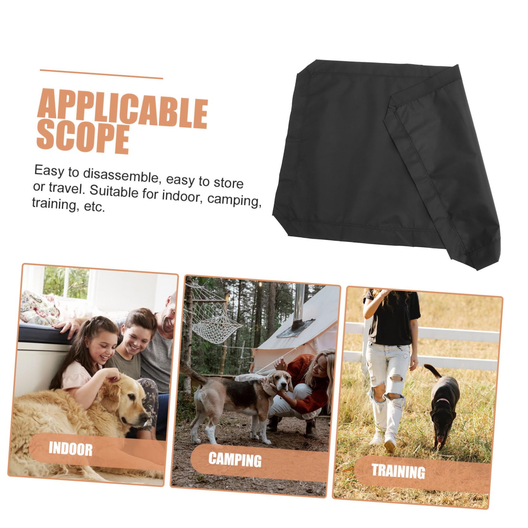 Alipis Maille De Lit d'animal Familier Couverture De Lit pour Chien Housses De pour Chien Lavables Housse De Remplacement pour Copier Gros Tissu Oxford Grand