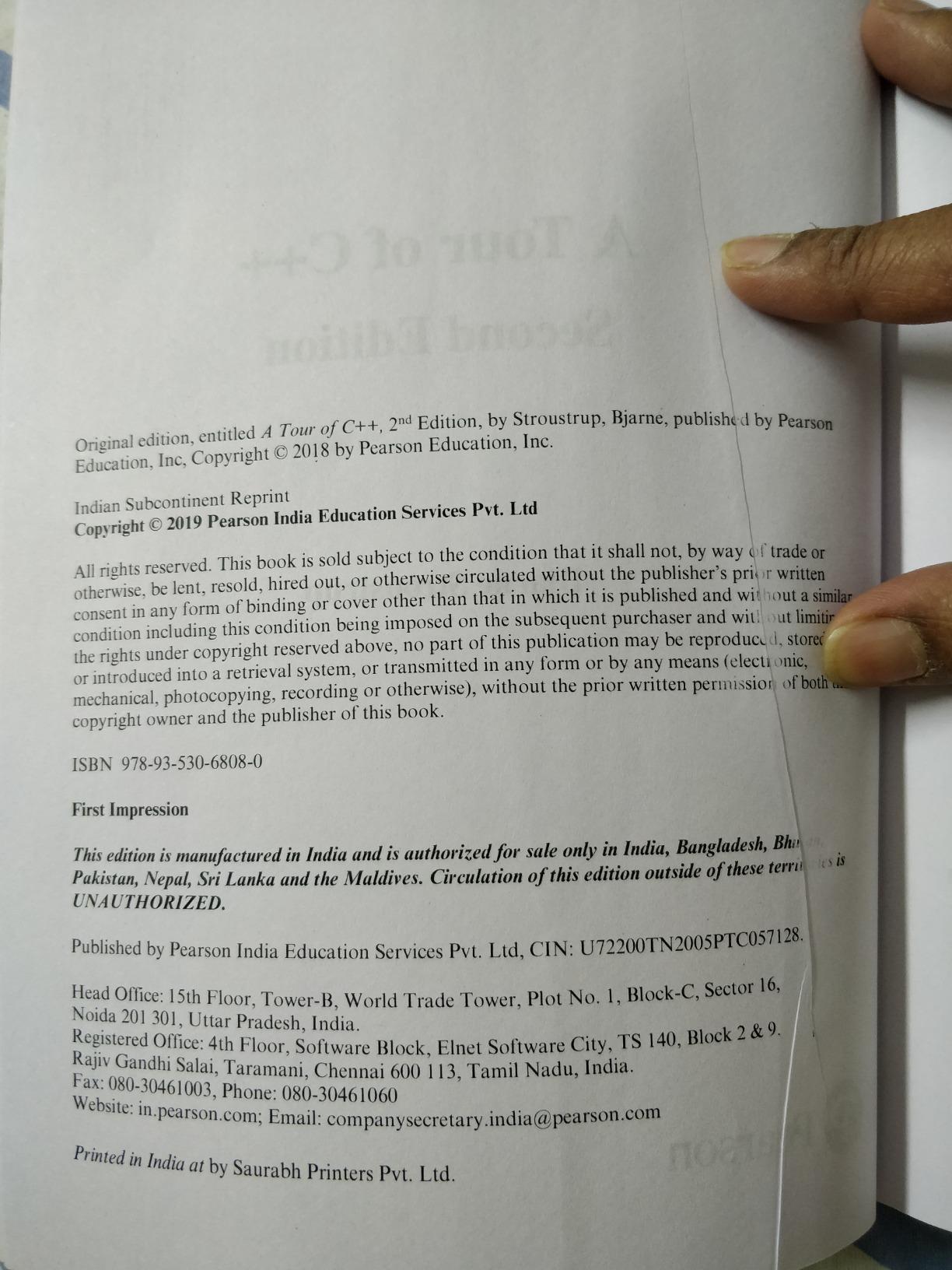 Buy A Tour of C++ [paperback] Bjarne Stroustrup [Dec 24, 2020]… Book ...