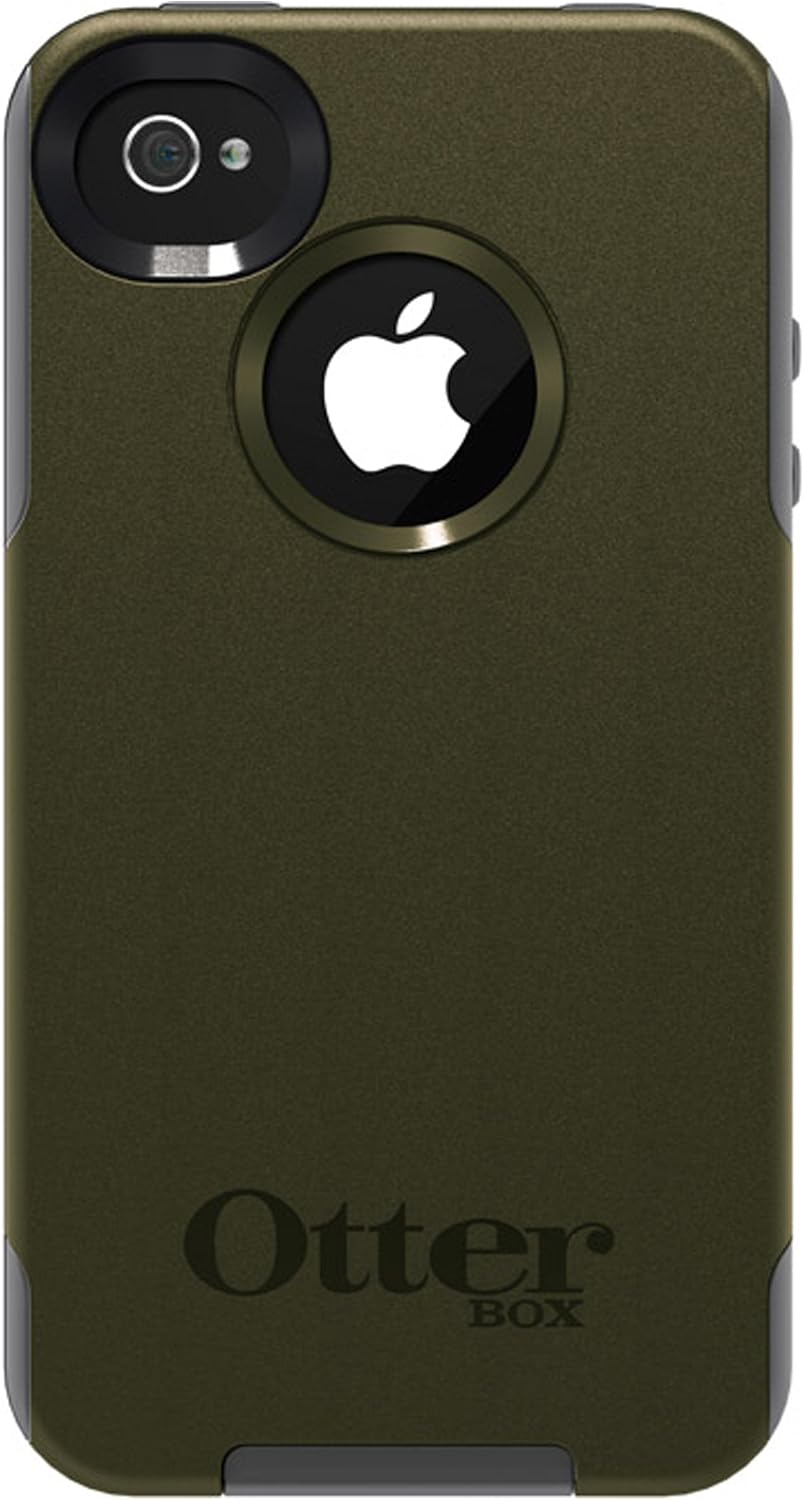 Otterbox Commuter Series Hybrid Case for iPhone 4 and 4S - 1 Pack - Retail Packaging - Envy Green/Gunmetal Grey