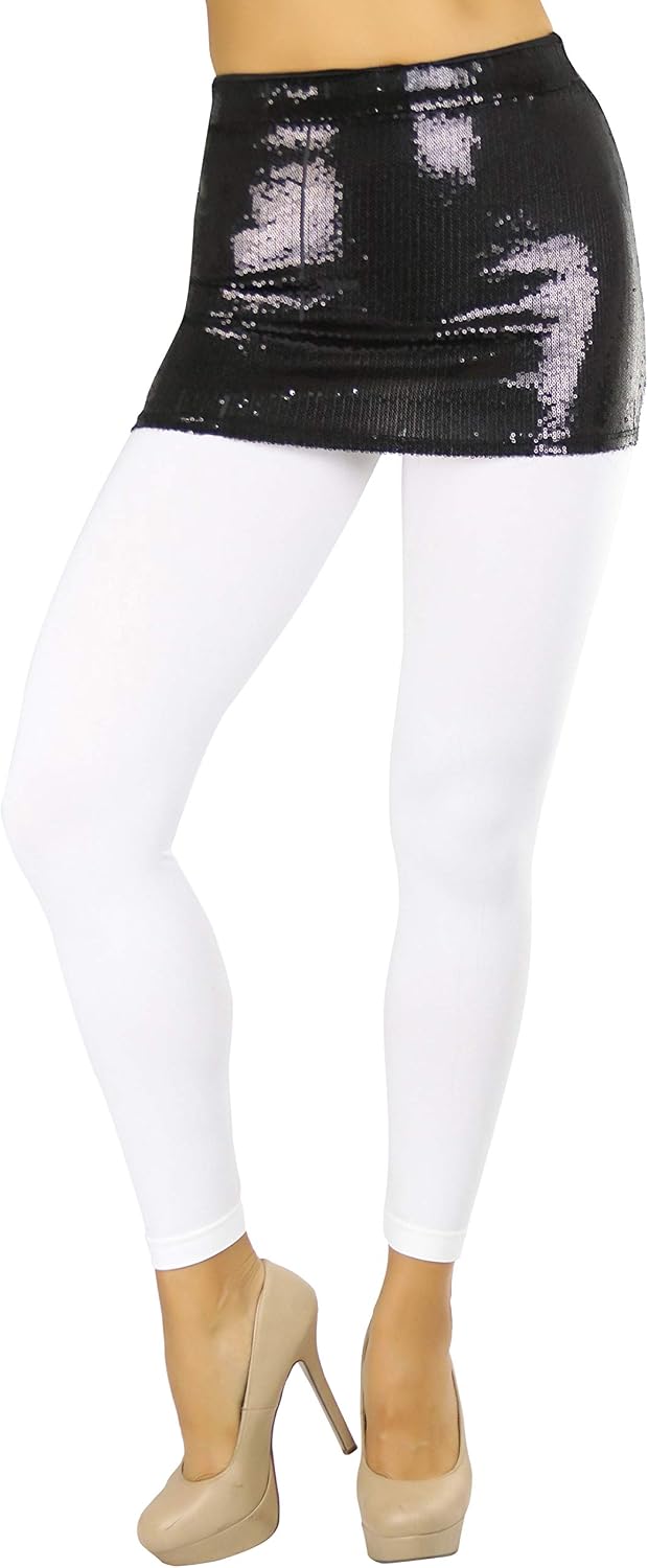 ToBeInStyle Women's Footless Elastic Stretch Leggings