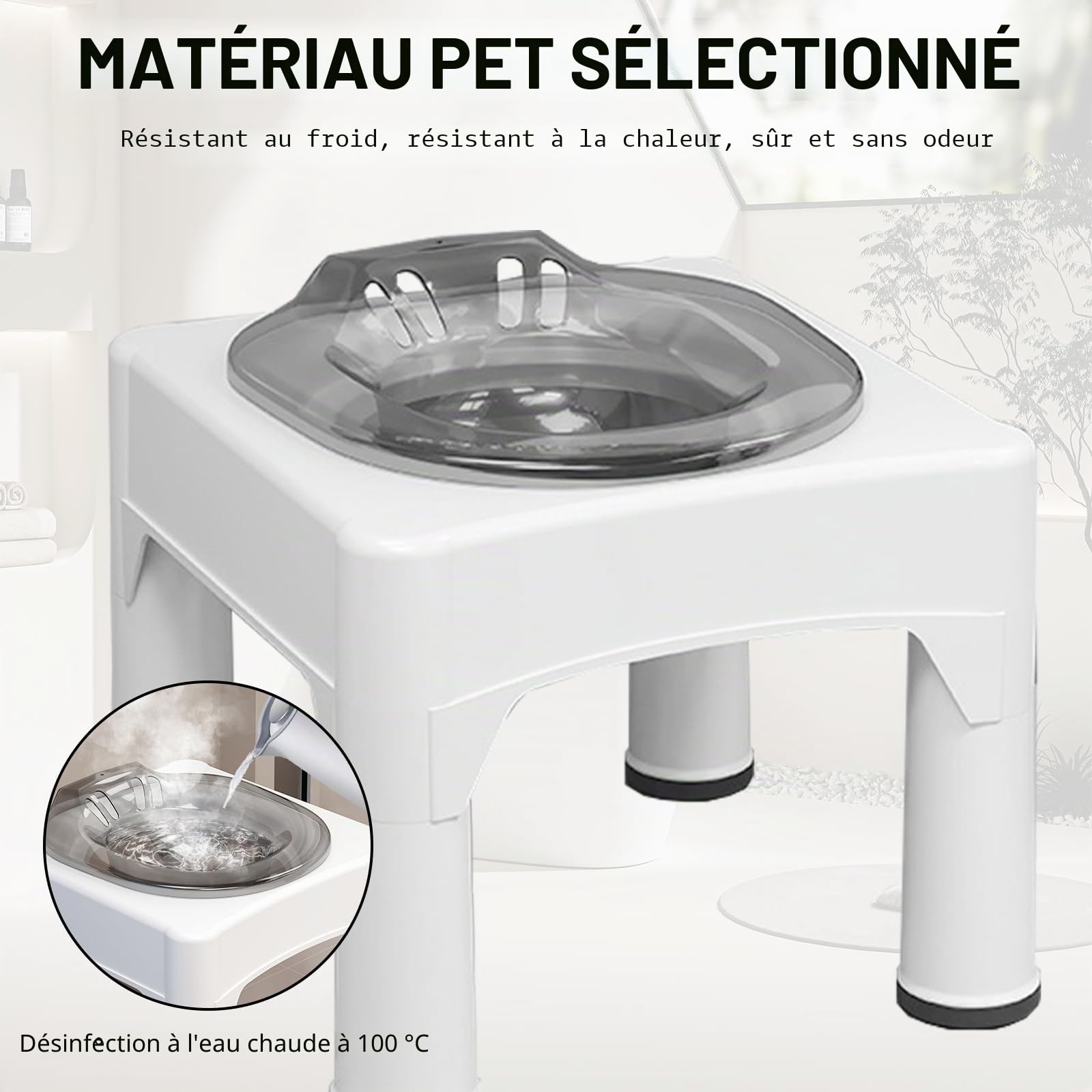 Bain De SièGe Pour Toilettes, Bain De SièGe éLectrique Avec Tabouret Bain De SièGe Amovible Pour HéMorroïDes Soins Post-Partum Femmes Enceintes Et Personnes âGéEs (Piles Non Incluses)