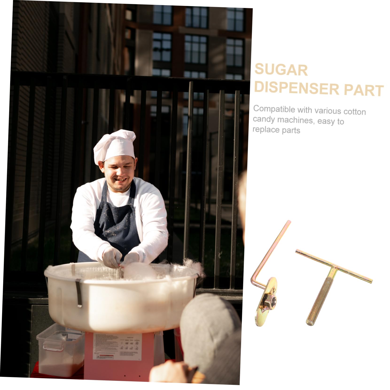 OFFSCH Sugar Dispenser Cap Lid Removal Tool Cotton Candy Machine Disassembly Aid