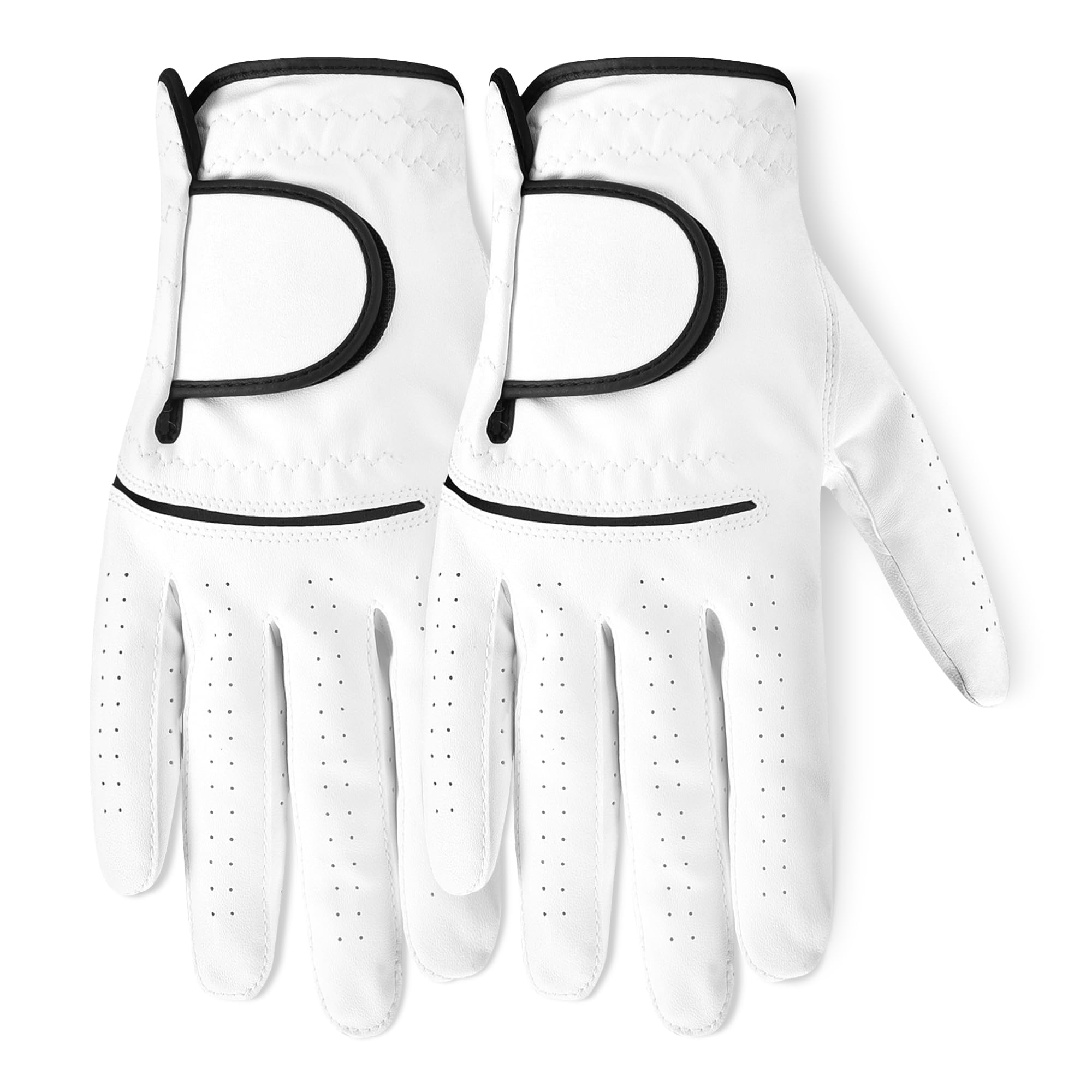 Amazon Basics Golf Gloves, Men Left Handed Golfer, Large, 2-Pack